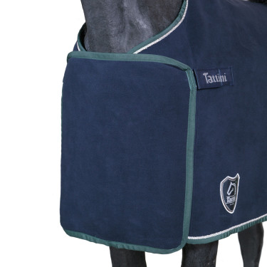 Tattini-Decke mit Fleecefutter Blau