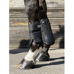 Mesh- und Neopren-Gamaschen T de T Schwarz