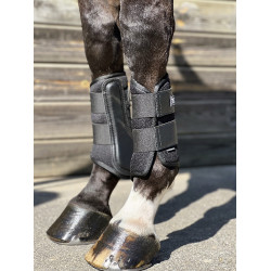 Mesh- und Neopren-Gamaschen T de T Schwarz