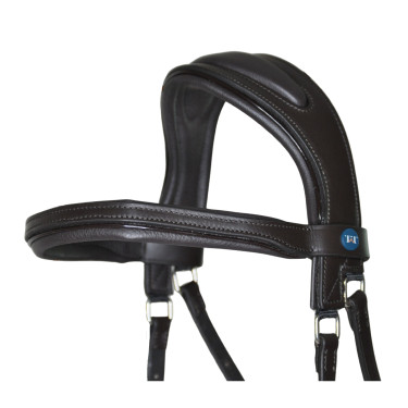 Zaumzeug T de T Essentiel Komfort Dunkles Havanna Braun Zaumzeug T de T Essentiel Komfort Dunkles Havanna Braun