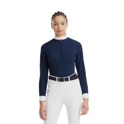 Horse Pilot Damen-Langarmshirt Aerolight Marine Marineblau