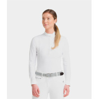 Horse Pilot Damen-Langarmshirt Aerolight Weiß Weiß