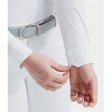 Horse Pilot Damen-Langarmshirt Aerolight Weiß Weiß