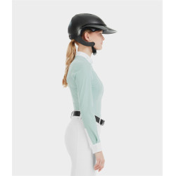 Horse Pilot Damen-Langarmshirt Aerolight Wassergrün Blau