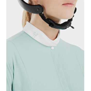Horse Pilot Damen-Langarmshirt Aerolight Wassergrün Blau