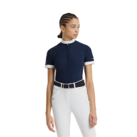 Kurzarmshirt Damen Aerolight von Horse Pilot Marine Marineblau