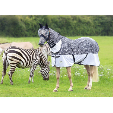 Tempest Original Zebra Shires Combo-Fliegendecke Zebra Motive