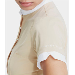 Kurzarmshirt Damen Aerolight von Horse Pilot Sand Beige
