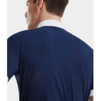 Kurzarm-Wettkampfhemd Herren Aerolight von Horse Pilot Marine Marineblau