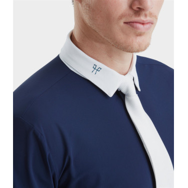 Kurzarm-Wettkampfhemd Herren Aerolight von Horse Pilot Marine Marineblau Kurzarm-Wettkampfhemd Herren Aerolight von Horse Pilot Marine Marineblau