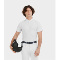 Horse Pilot Turniershirt Aerolight Herren, kurzarm Weiß Wei&amp;amp;amp;amp;amp;szlig;