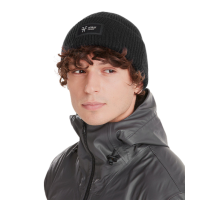 Horse-Pilot-Reitmütze aus Wolle Schwarz