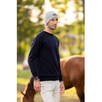 Horse-Pilot-Reitmütze aus Wolle Grauer Wind