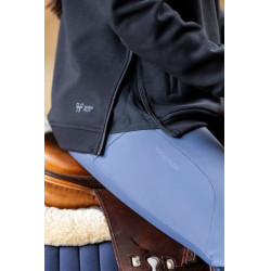 Damen Reit-Hoodie Horse Pilot Schwarz