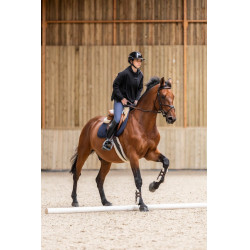 Damen Reit-Hoodie Horse Pilot Schwarz