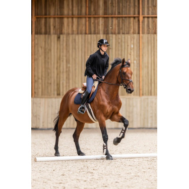 Damen Reit-Hoodie Horse Pilot Schwarz