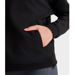 Damen Reit-Hoodie Horse Pilot Schwarz