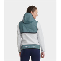Kurze Regenjacke Horse Pilot Reittechnik Damen Wolkenblau