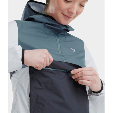 Kurze Regenjacke Horse Pilot Reittechnik Damen Wolkenblau