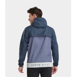 Kurze Reit-Regenjacke Horse Pilot Raintech Herren Marine Marineblau Kurze Reit-Regenjacke Horse Pilot Raintech Herren Marine Marineblau