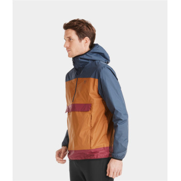 Kurze Reit-Regenjacke Horse Pilot Raintech Herren Goldbraun