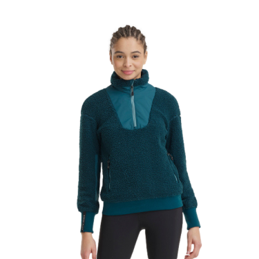 Damen-Sherpa-Jacke Horse Pilot Marine Marineblau Damen-Sherpa-Jacke Horse Pilot Marine Marineblau
