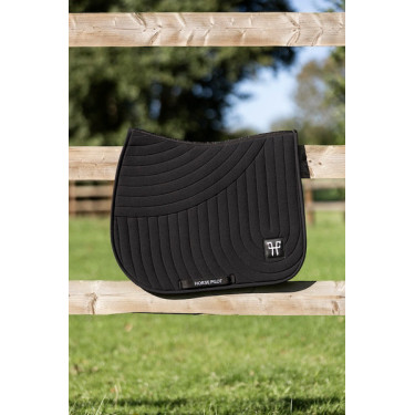 Ergonomische Unisex-Satteldecke von Horse Pilot Schwarz