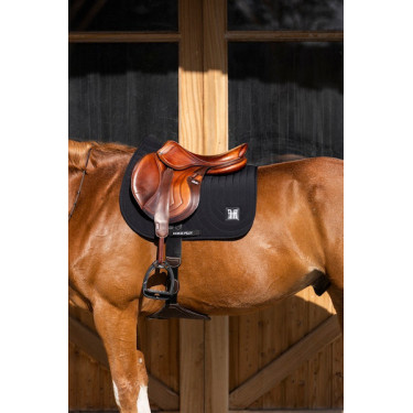 Ergonomische Unisex-Satteldecke von Horse Pilot Schwarz