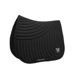 Ergonomische Unisex-Satteldecke von Horse Pilot Schwarz