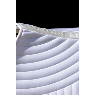 Ergonomische Unisex-Satteldecke von Horse Pilot Weiß Wei&szlig;