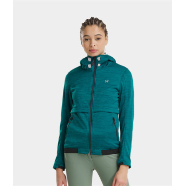Reit-Sweatshirt mit Reißverschluss Horse Pilot Damen Tempest Mittelgrün Gr&amp;amp;amp;uuml;n