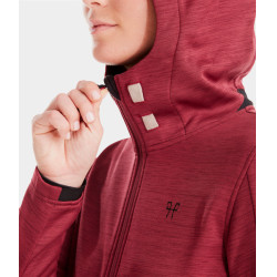 Reit-Sweatshirt mit Reißverschluss Horse Pilot Damen Tempest Dunkelrot Reit-Sweatshirt mit Reißverschluss Horse Pilot Damen Tempest Dunkelrot