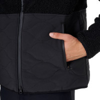 Wasserdichte Herrenjacke mit Teddy-Stoffeinsätzen Equestro Marineblazer Marineblau