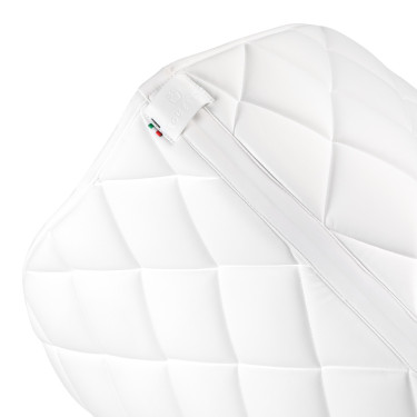 Sprungteppich mit Strass-Logo Equestro Weiß Weiß Sprungteppich mit Strass-Logo Equestro Weiß Weiß