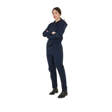Damen-Tear-Away-Hose mit durchgehendem Reißverschluss Equestro Marineblazer Marineblau