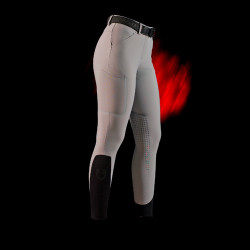 Damen-Slim-Fit-Hose Equestro Ridertechnology mit thermoverschweißten Nähten Spottdrossel Grau Damen-Slim-Fit-Hose Equestro Ridertechnology mit thermoverschweißten Nähten Spottdrossel Grau
