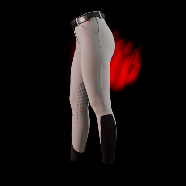 Damen-Slim-Fit-Hose Equestro Ridertechnology mit thermoverschweißten Nähten Spottdrossel Grau Damen-Slim-Fit-Hose Equestro Ridertechnology mit thermoverschweißten Nähten Spottdrossel Grau