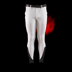 Herrenreithose Equestro Slim Fit Ridertechnology Full Grip Weiß Weiß Herrenreithose Equestro Slim Fit Ridertechnology Full Grip Weiß Weiß