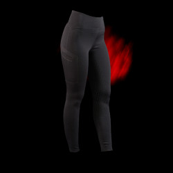 Equestro Damen Hochbund-Leggings Ridertechnology Full Grip Schwarz