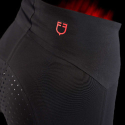 Equestro Damen Hochbund-Leggings Ridertechnology Full Grip Schwarz