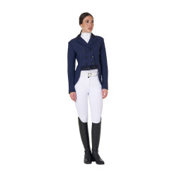 Damen-Dressurfrack Equestro Marineblazer Marineblau