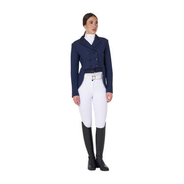 Damen-Dressurfrack Equestro Marineblazer Marineblau