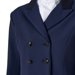 Damen-Dressurfrack Equestro Marineblazer Marineblau
