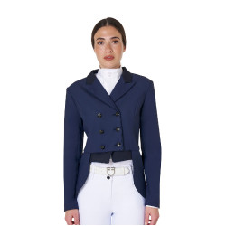 Damen-Dressurfrack Equestro Marineblazer Marineblau
