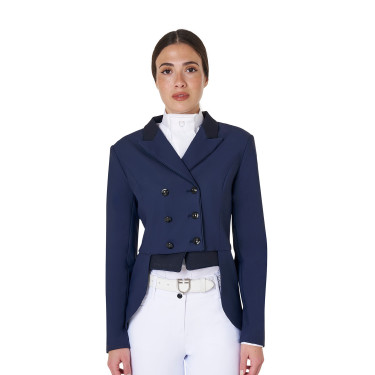 Damen-Dressurfrack Equestro Marineblazer Marineblau