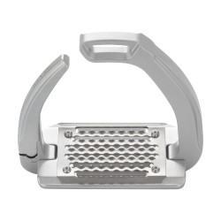 Sicherheitssteigbügel Acavallo Rel-X 180 abnehmbare Seite Aluminium Silber