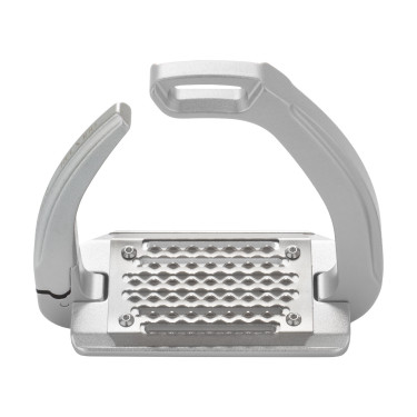 Sicherheitssteigbügel Acavallo Rel-X 180 abnehmbare Seite Aluminium Silber