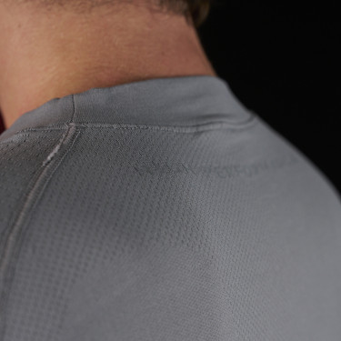 Base Layer Herren langarm Equestro Ridertechnology Spottdrossel Grau