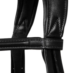 Kandare aus Kalbsleder Guernica Acavallo Schwarz