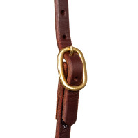 Kopfstück mit Ohrenschlitz und einfacher 5/8"-Schnalle Platinum Pro Dunkles Öl Braun Kopfstück mit Ohrenschlitz und einfacher 5/8"-Schnalle Platinum Pro Dunkles Öl Braun